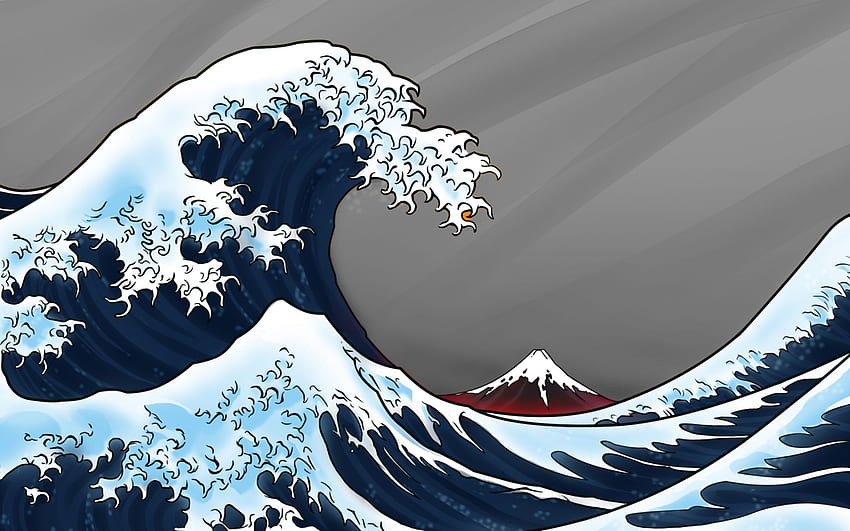 Great Wave Off Kanagawa ศิลปะคลื่น วอลล์เปเปอร์ HD