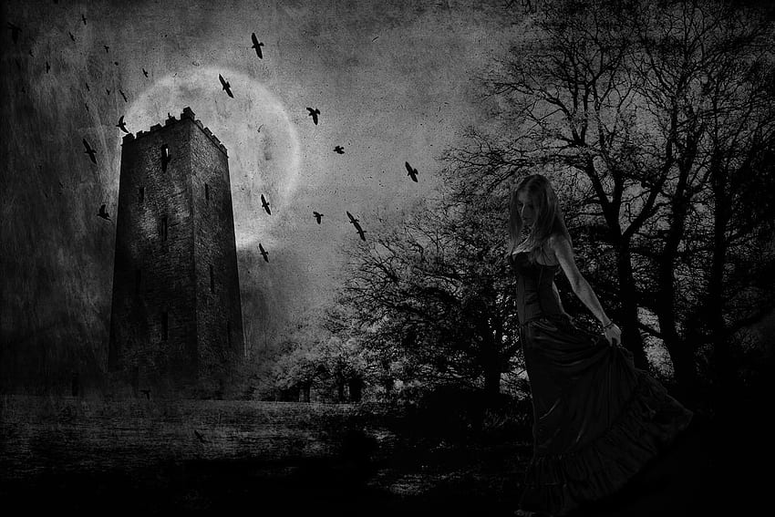 Ț Gothic background for 35 cool magnificent, Black Gothic HD wallpaper