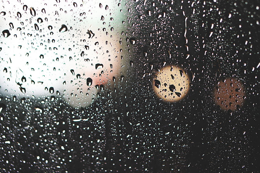 Rain Drops, Glass, Bokeh, Glare for Chromebook Pixel HD wallpaper | Pxfuel