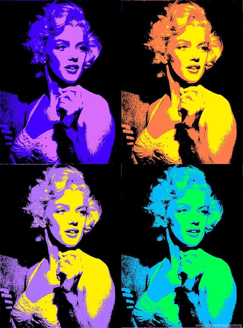 de arte pop de Marilyn Monroe por Catboy353 fondo de pantalla del teléfono