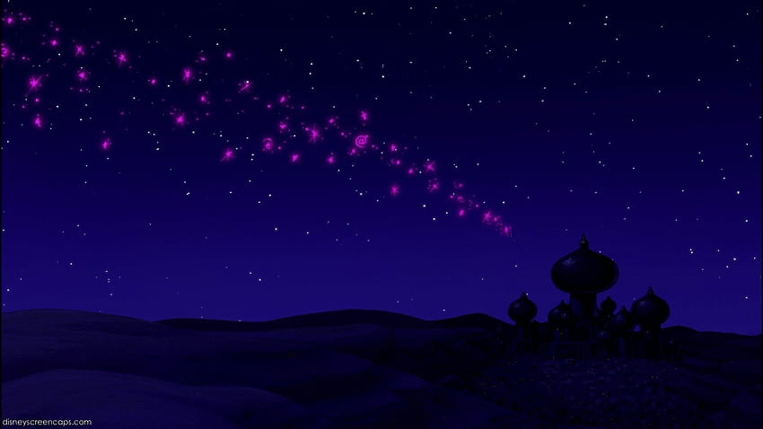 Palast bei Nacht - Aladdin () HD-Hintergrundbild