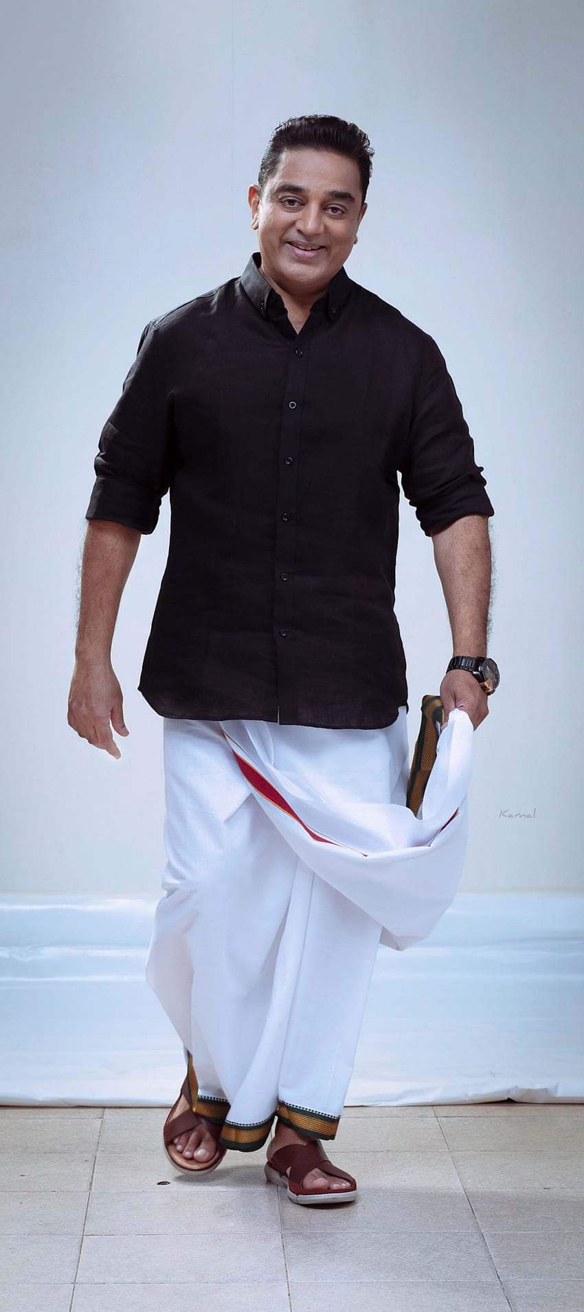 Kamal Haasan, blanc Fond d'écran de téléphone HD