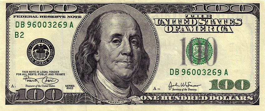 Nota de dólar americano papel de parede HD