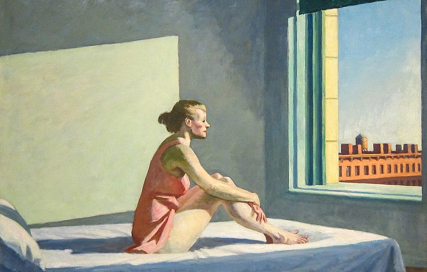 Edward Hopper, Poranne słońce Tapeta HD