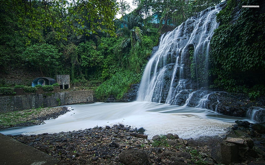 Hinulugang Taktak, Philippines Waterfall HD wallpaper