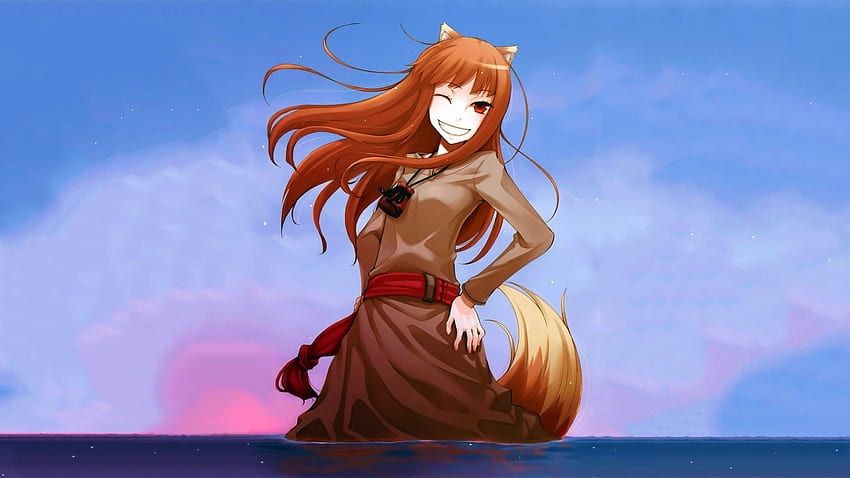 anime, Anime Girls, Spice And Wolf, Holo, Kitsunemimi / and Mobile Backgrounds HD wallpaper