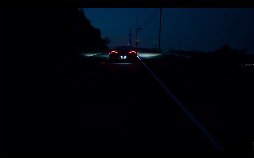 Starboy - The Weeknd - McLaren P1 - conduire des collines sur les routes - monter Fond d'écran HD