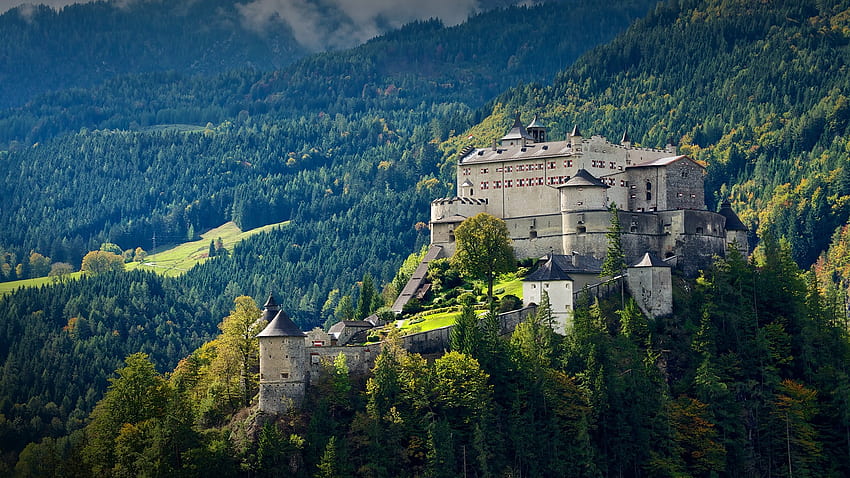 Hohenwerfen Castle, Werfen, Salzburg, Austria. Windows 10 Spotlight HD ...