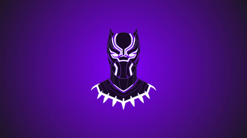 : Neon Black Panther For Mobile, Neon Black Panther Marvel HD wallpaper