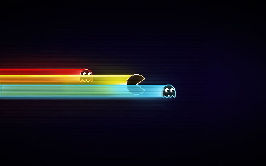 pacman game graphics speed harassment background -, U Gaming HD wallpaper