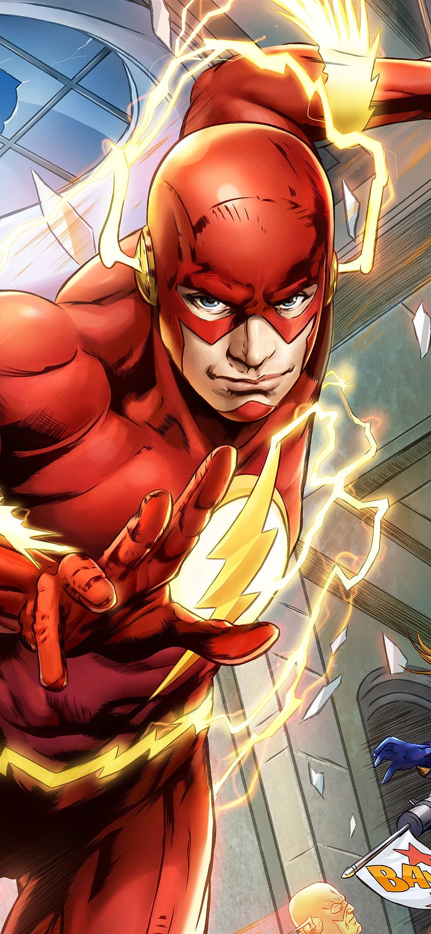 The Flash, DC Comics, Hero IPhone 11 Pro XS Max HD тапет за телефон