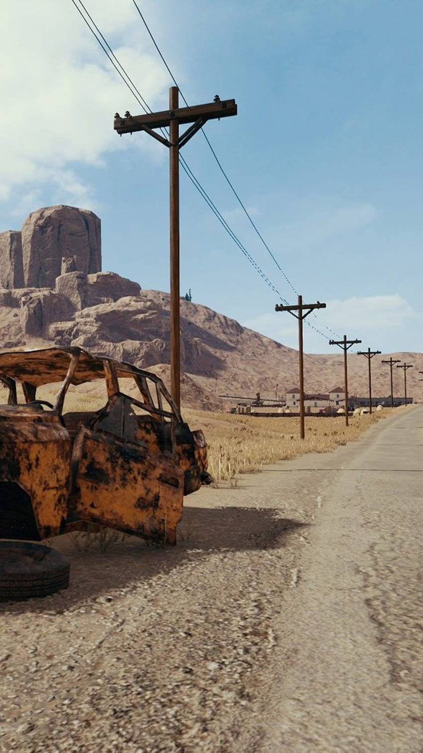 Road To Miramar Desert PlayerUnknown's Battlegrounds Mobile . wallpaper ponsel HD