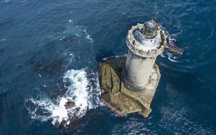 Lighthouse, nature, ocean, wave HD wallpaper | Pxfuel