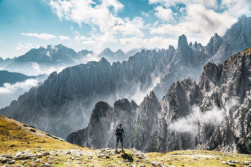 Nature, Montagnes, Italie, Voyage, Solitude, Tourisme Fond d'écran HD