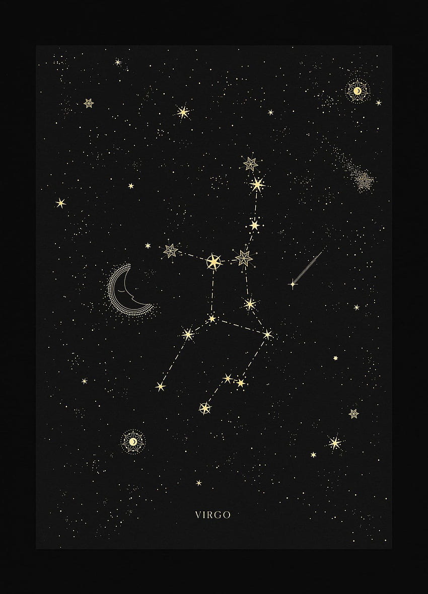 Virgo Constellation. Virgo constellation tattoo, Virgo constellation, Virgo art, Libra Constellation HD phone wallpaper