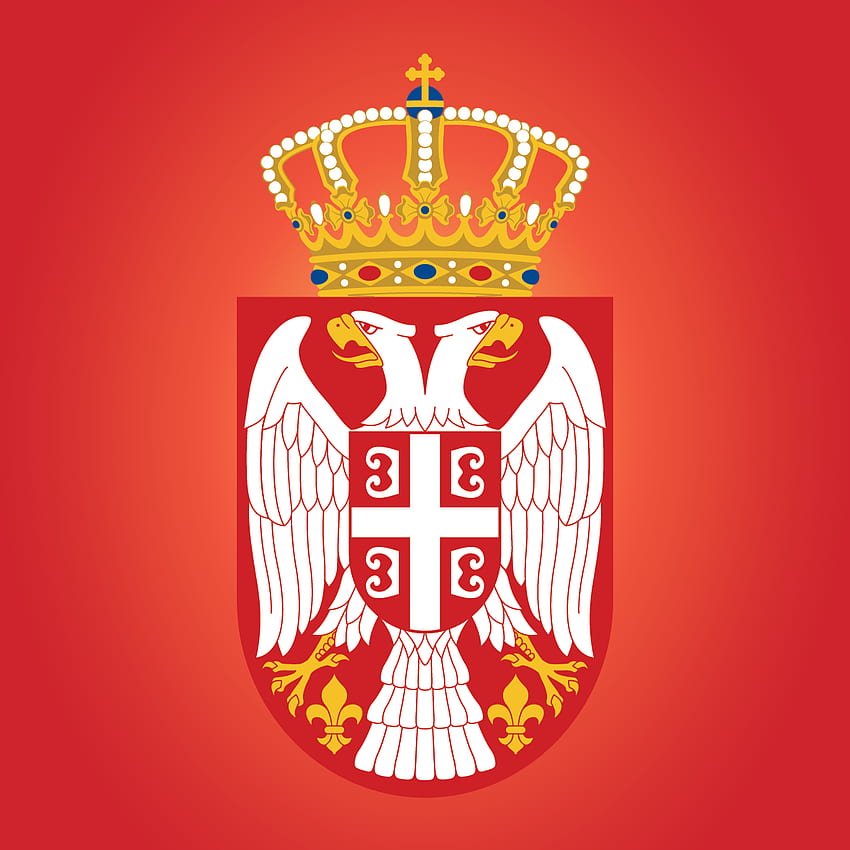 Zastava i grb Srbije - Pozadine za -, sérvio Papel de parede de celular HD