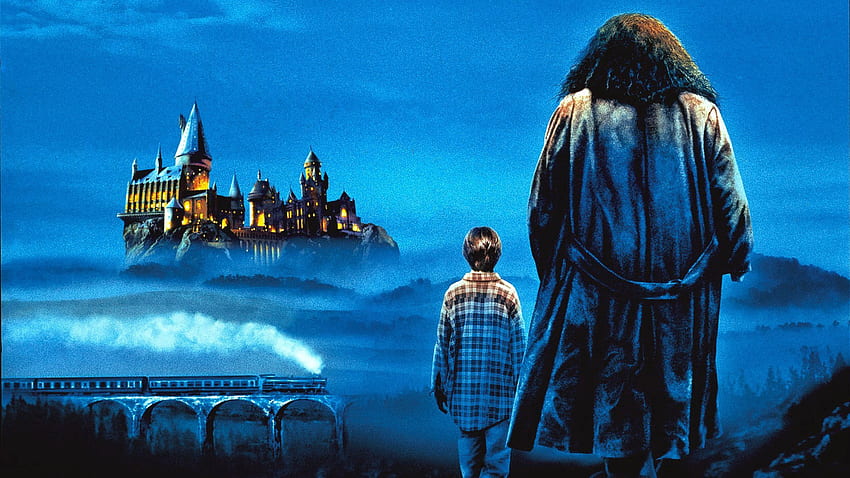 Harry Potter and Hagrid HD wallpaper