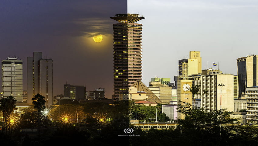 Süper Ay – [47] – EYECONIC MEDIA, Nairobi Şehri HD duvar kağıdı