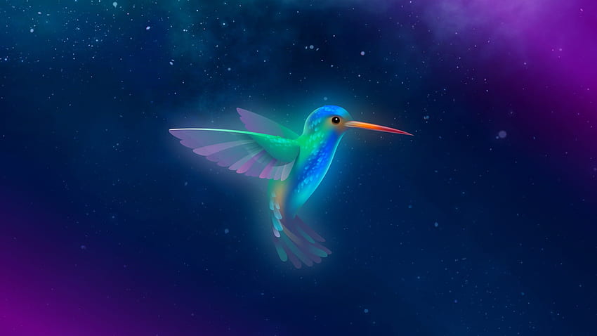 colibrí lubuntu, colibrí fondo de pantalla
