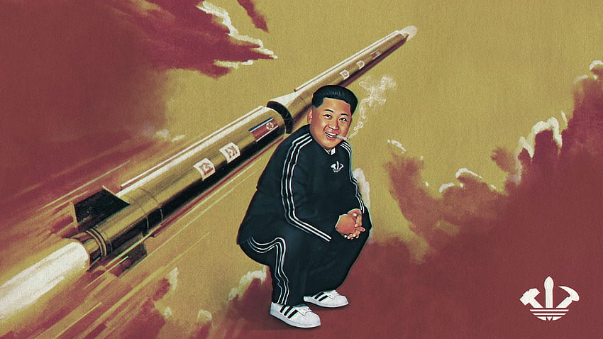 Kim Jong Un Loves Rockets New Tab – Прекрасен нов раздел HD тапет