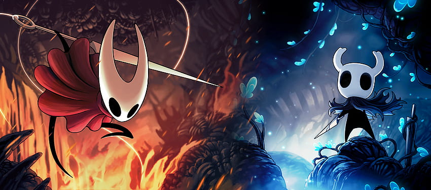 Merged my favorite Hungry Knight banner with the new Hornet banner : HollowKnight, Hollow Knight Silksong HD wallpaper