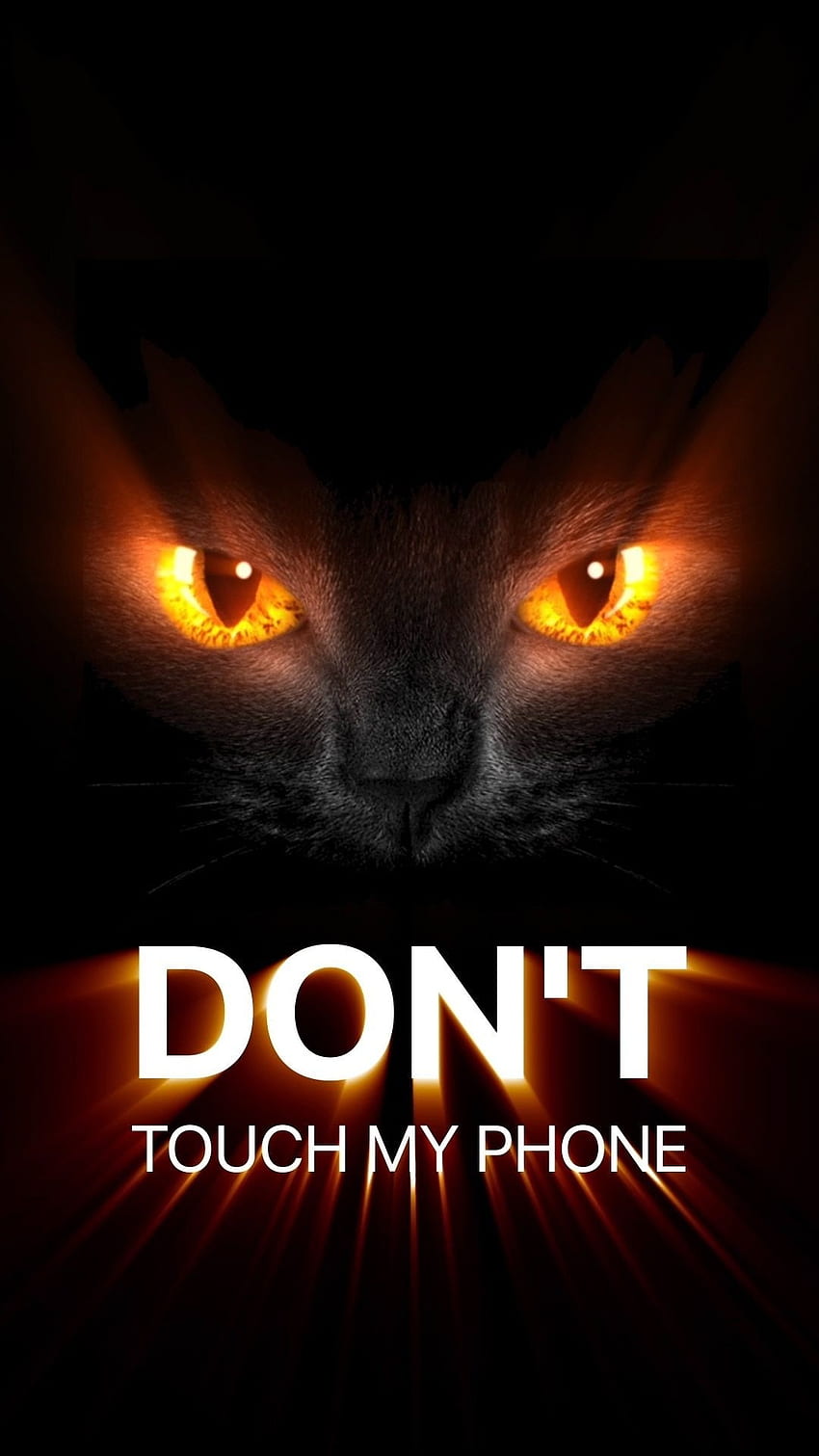 Don't Touch My Phone, Mobile Alert Screen HD phone wallpaper