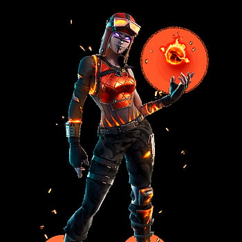 Wallpaper blaze character skin, fortnite, fire ball, 2020 desktop wallpaper,  hd image, picture, background, 298b72