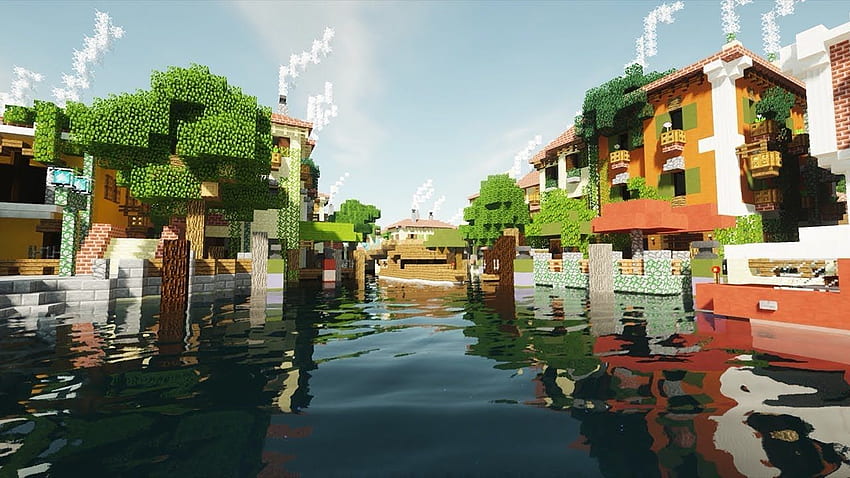 Minecraft с проследяване на лъчи изглежда невероятно супер, Minecraft RTX HD тапет