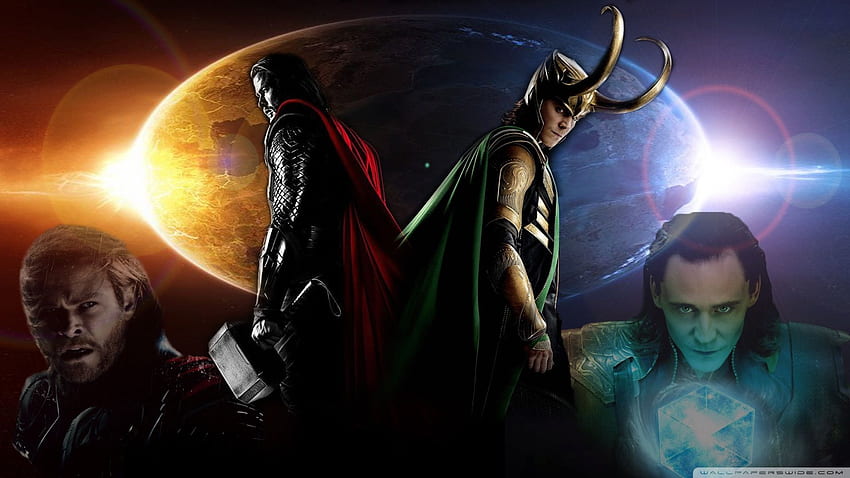 Thor and Loki ❤ for Ultra TV HD wallpaper