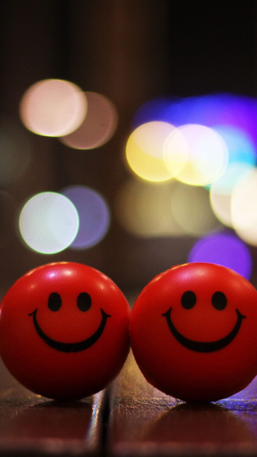 Smile Wale, Red, Smiley Ball HD phone wallpaper