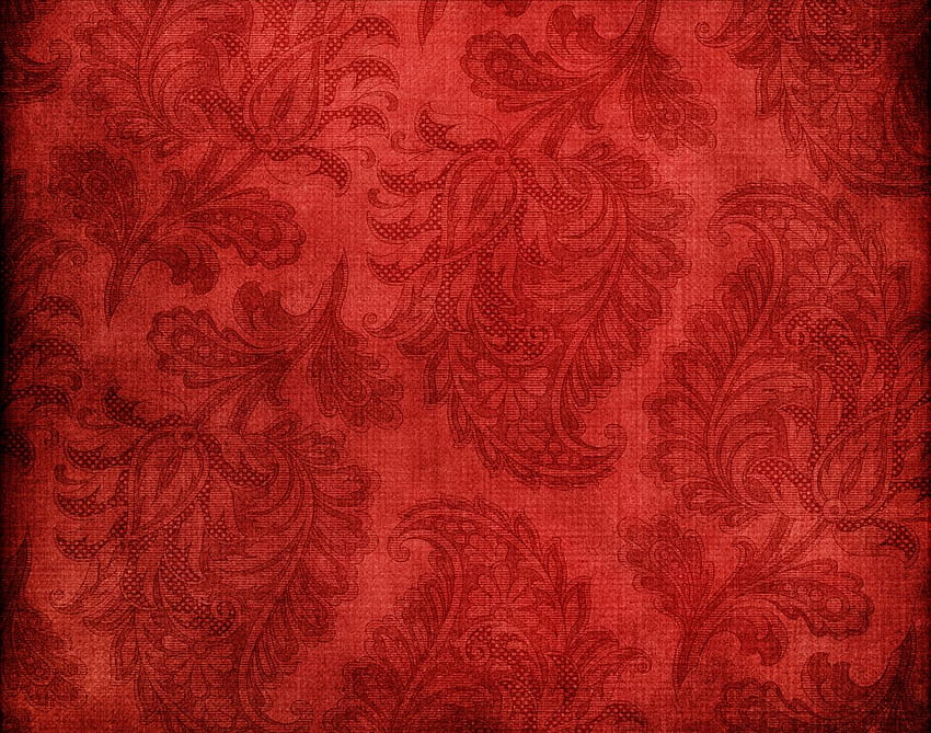 Red Paisley HD wallpaper