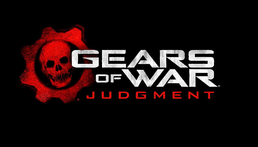Logotipo del juicio de Gears Of Wars fondo de pantalla