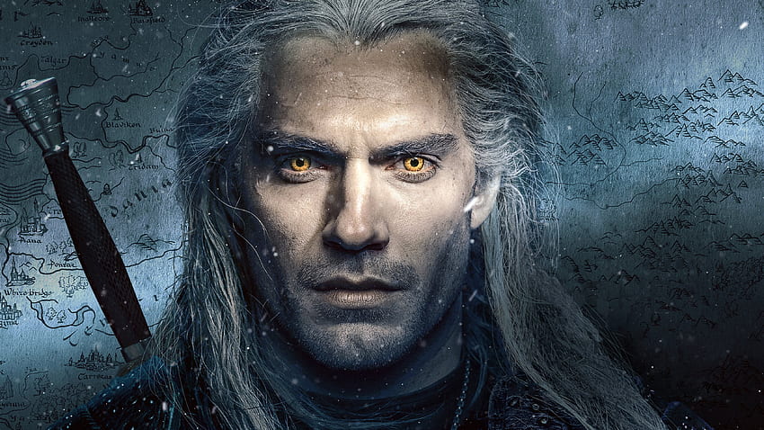 The Witcher, Geralt, ละครโทรทัศน์, ผู้ชาย, นักแสดง, ใบหน้า, เฮนรี่ คาวิลล์ วอลล์เปเปอร์ HD