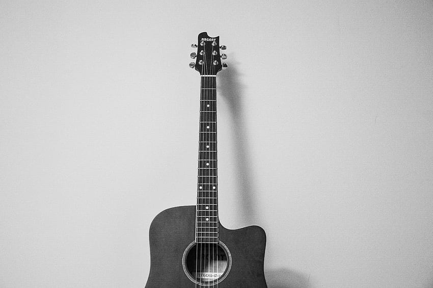 Guitar, Music, Musical Instrument, Bw, Chb HD wallpaper