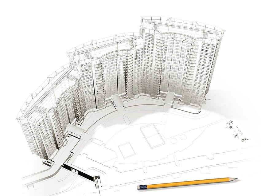 Construção para alta definição, construção 3D papel de parede HD
