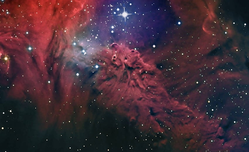The Fox Fur Nebula, nebulosa, galáxia, diversão, espaço, legal, estrelas papel de parede HD