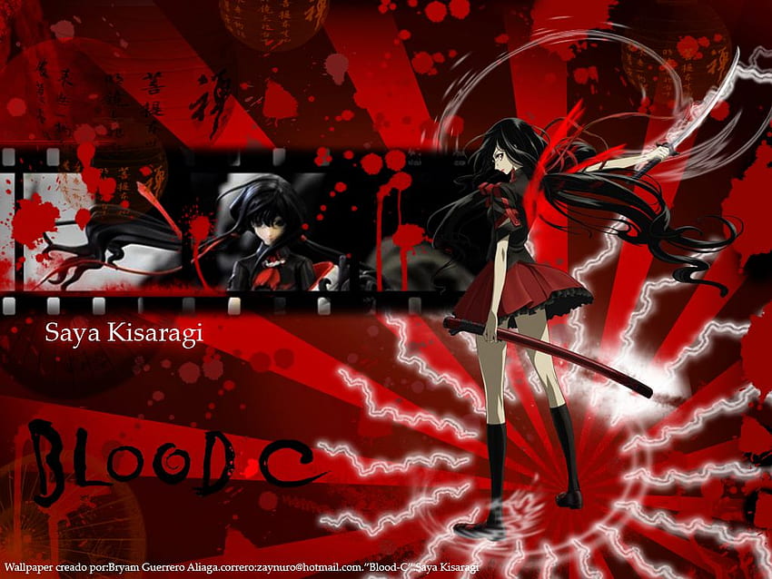 Blood C, Saya Kisaragi HD wallpaper
