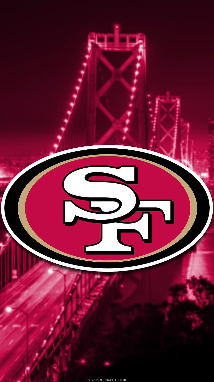 Logo des 49ers de San Francisco pour iPhone Fond d'écran de téléphone HD