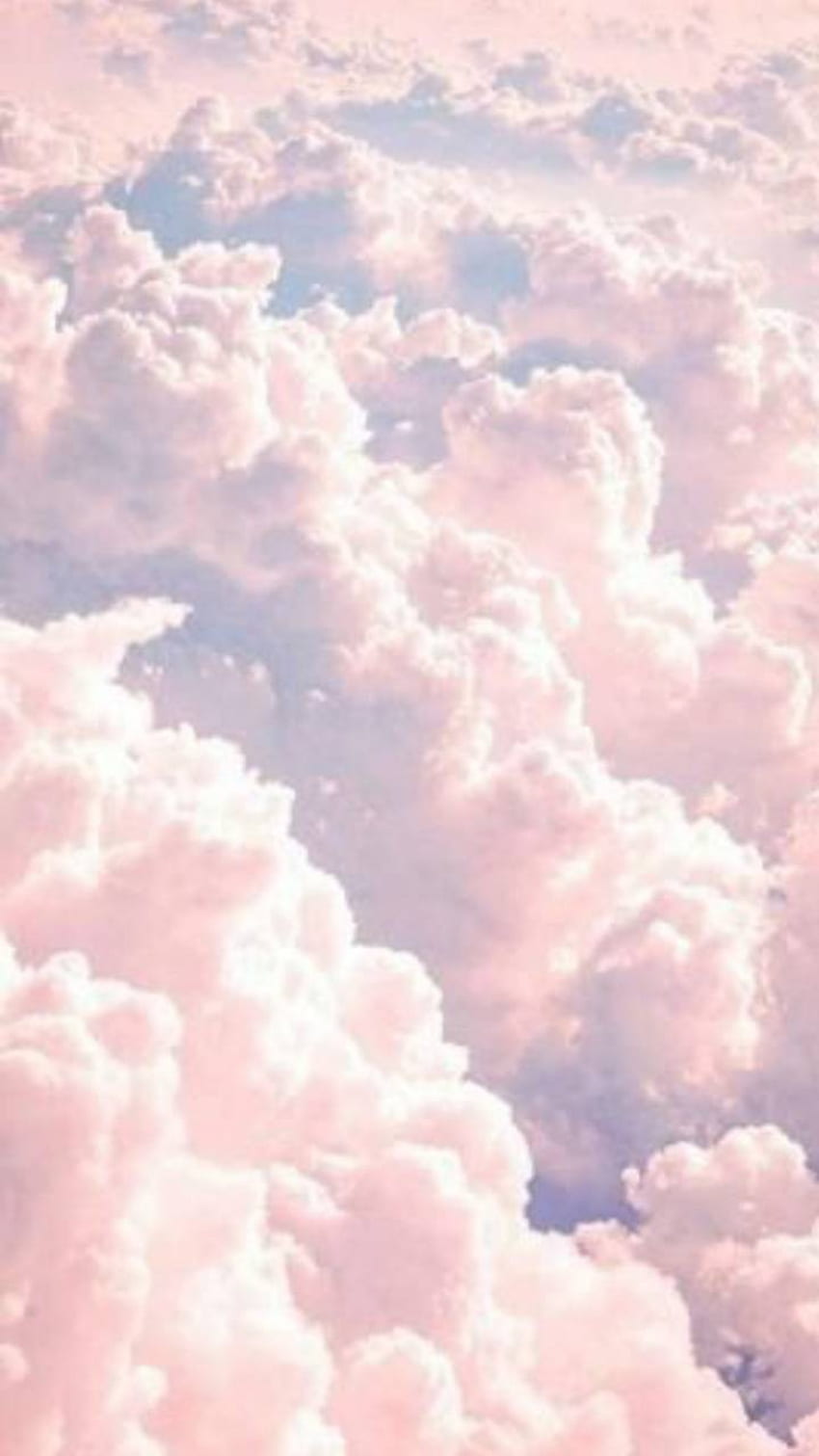 Nubes rosas, nube rosa estética fondo de pantalla del teléfono