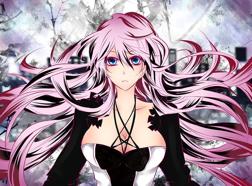 Vocaloid, megurine luka, rosa, anime Sfondo HD