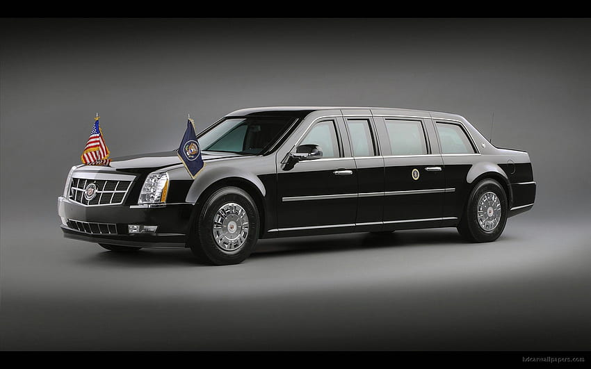 Limusina presidencial Cadillac. Auto fondo de pantalla