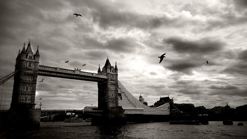 Тауър Бридж, мост, Лондон, кула, Темза HD тапет