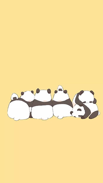 Kawaii Cute Panda Heart Art Print by Wordsberry