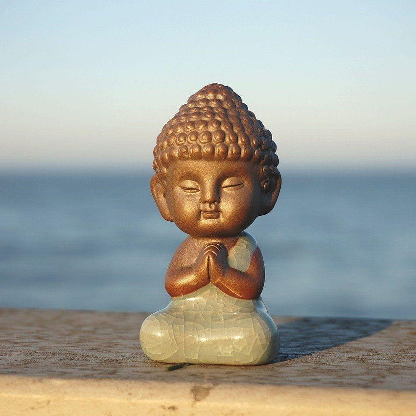 Mały Budda, uśmiechnięty Budda Tapeta na telefon HD
