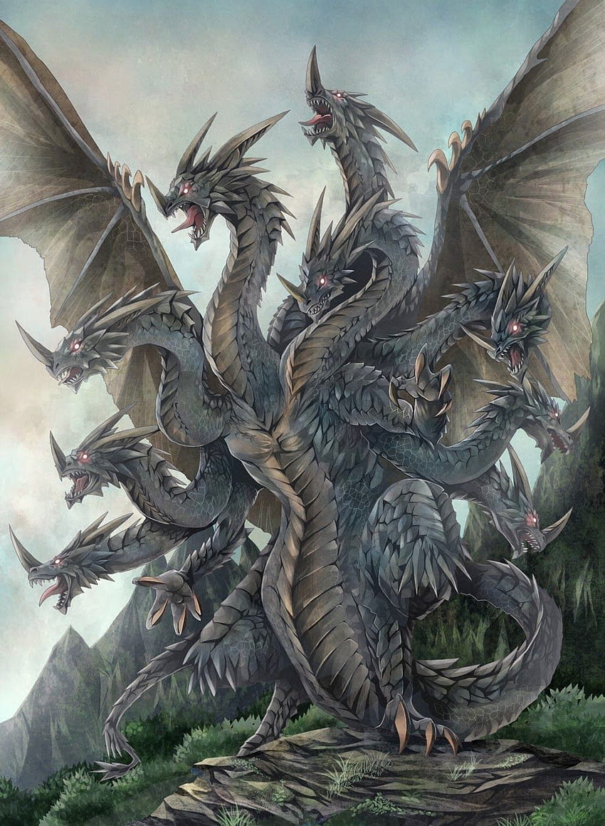 Balaur (Romanian) - A feral hydra breed that is probably the result, Hydra Dragon HD phone wallpaper
