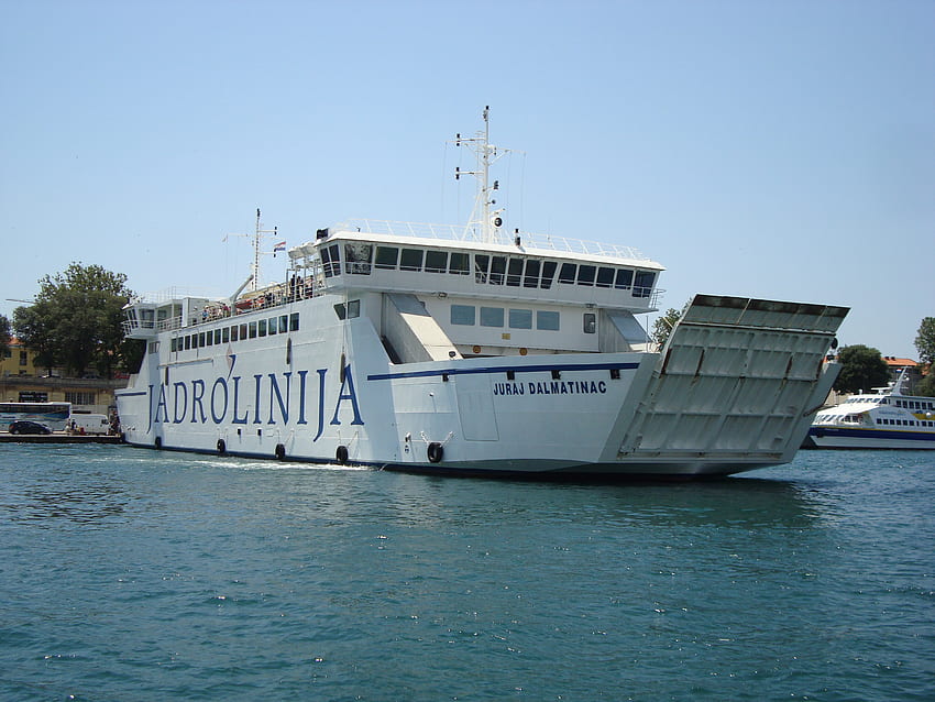 ferry à zadar croatie, ferry, galerie, zadar, bateaux Fond d'écran HD