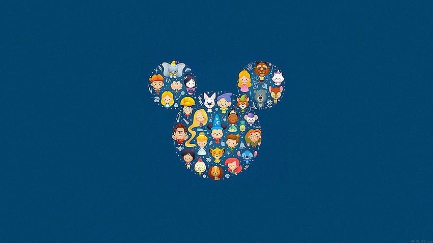 for , laptop. disney art character cute illust, Cute Disney Characters HD wallpaper