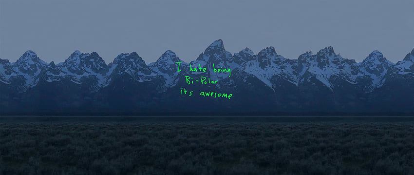 Made a of the ye album cover, enjoy : Kanye HD wallpaper