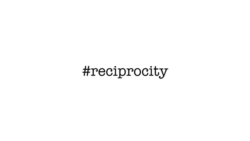 Reciprocity. In social psychology, reciprocity is a. by Michael de Groot. typewriting HD wallpaper