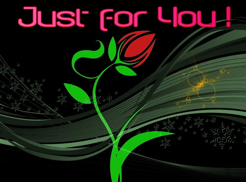 Juste pour toi !, rose, 1600x1200, fleurs Fond d'écran HD
